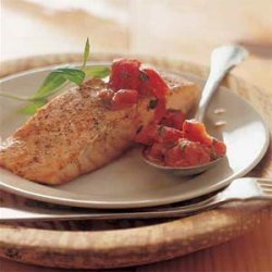 Roast Salmon with Tomatoes and Tarragon recipe