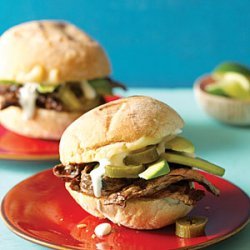 Chile and Lime Steak Tortas recipe