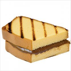 Grilled Chocolate-Hazelnut-Pound Cake Sandwiches recipe