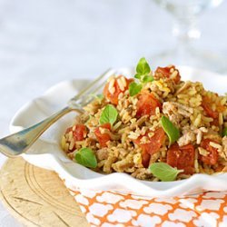 Turkey and Rice With Veggies recipe