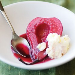 Red Wine Poached Pears recipe
