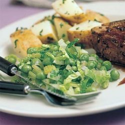 Fresh Peas with Lettuce recipe