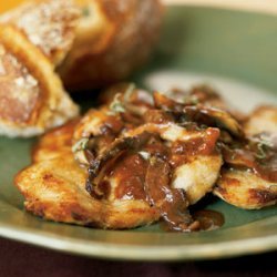 Veal Escalopes with Mushrooms recipe