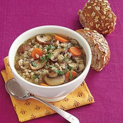 Quick Mushroom-Barley Soup recipe