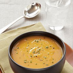 Roasted Butternut Squash and Shallot Soup recipe