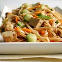 Udon Noodles with Sesame and Tofu recipe