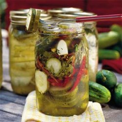 Peppery Texas Pickles recipe