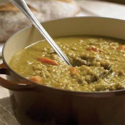 Split Pea, Beef, and Barley Soup recipe