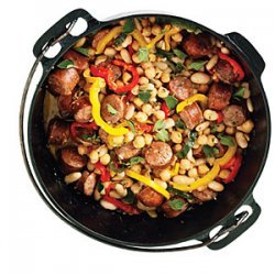 Sausage and Bean Dutch-Oven Stew recipe