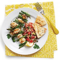 Grilled Scallop Kabobs recipe