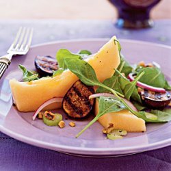 Cantaloupe and Grilled Fig Salad recipe