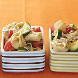 Warm Tortellini and Vegetable Salad recipe
