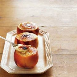 Peaches and Cream Brûlee recipe