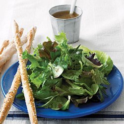 Greens and Herbs Salad with Classic Vinaigrette recipe