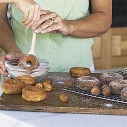 Quick Doughnuts and Doughnut Holes recipe