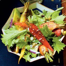 Roasted Carrot and Avocado Salad recipe