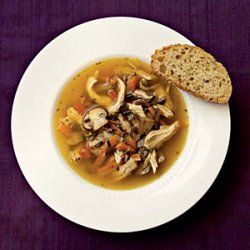 Wild Rice and Mushroom Soup with Chicken recipe