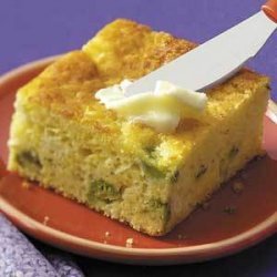 Broccoli-Cheese Corn Bread (cottage cheese and jalapeno slices) recipe