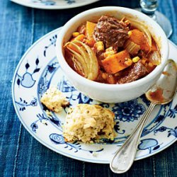Spiced Beef Stew with Sweet Potatoes recipe