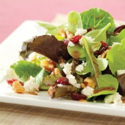 Cranberry and Feta Salad with Dijon Vinaigrette recipe
