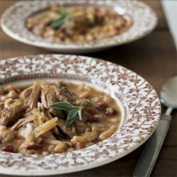 Pork Roast with White Beans and Cranberries recipe