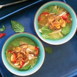Thai Chicken and Rice Soup recipe