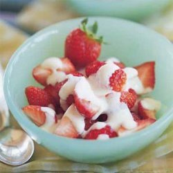 Strawberries with Orange-Ricotta Cream recipe