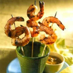 Shrimp Sate with Peanut Sauce recipe