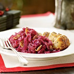 Sweet and Sour Braised Cabbage (Rotkohl) recipe