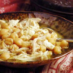 Ferakh bel Hummus (Chicken with Chickpeas) recipe