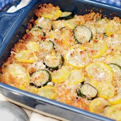 Zucchini, Squash, and Corn Casserole recipe