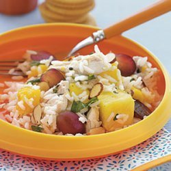 Chicken, Rice, and Tropical Fruit Salad recipe