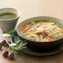 Turkey White-Bean Soup with Olio Nuovo recipe