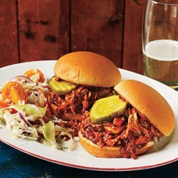 Barbecue Pulled Chicken Sliders recipe