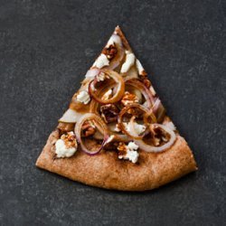 Pear, Pecan, and Goat-Cheese Pizza (A Sweet Slice) recipe