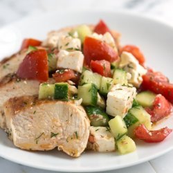 Marinated Chicken and Chickpea Salad recipe