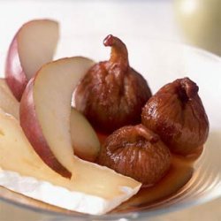 Pears with Teleme and Fig Compote recipe