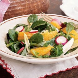 Green Salad Scented with Sesame Oil recipe