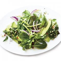 Broccoli Carpaccio with Broccoli Stalk Salad recipe