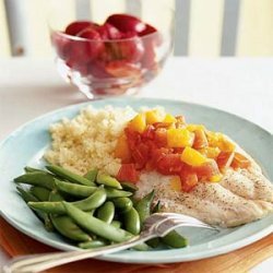 Baked Snapper with Tomato-Orange Sauce recipe