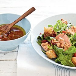 Grilled Salmon Salad with Salsa Dressing recipe