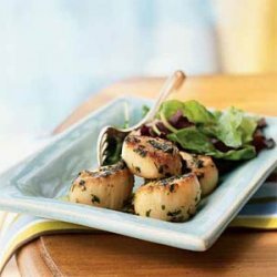 Sauteed Scallops with Parsley and Garlic recipe