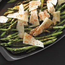 Grilled Asparagus With Manchego recipe