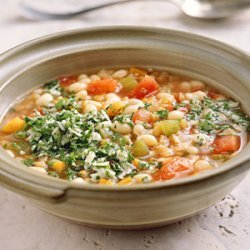 Wheat Berry Soup with White Beans and Rosemary recipe