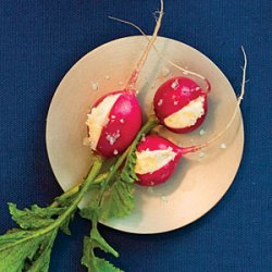 Radishes with Butter and Sea Salt recipe