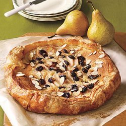 Pear, Dried-Cherry and Almond Galette recipe