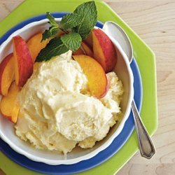 No-Cook Peach Ice Cream recipe