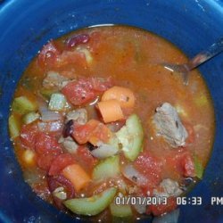 Homemade Vegetable Beef Soup recipe