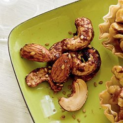 Sweet and Spicy Asian Nuts recipe