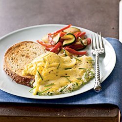 Herb and Goat Cheese Omelet recipe